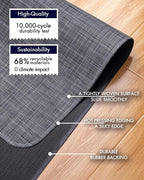Baroyal Office Chair Mat for Hardwood Floor Under Desk Computer Rolling Chair - Image 4