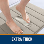 OLANLY Memory Foam Bath Mat 44x24, Super Soft Absorbent Bathroom Rugs, Quick Dry - Image 6