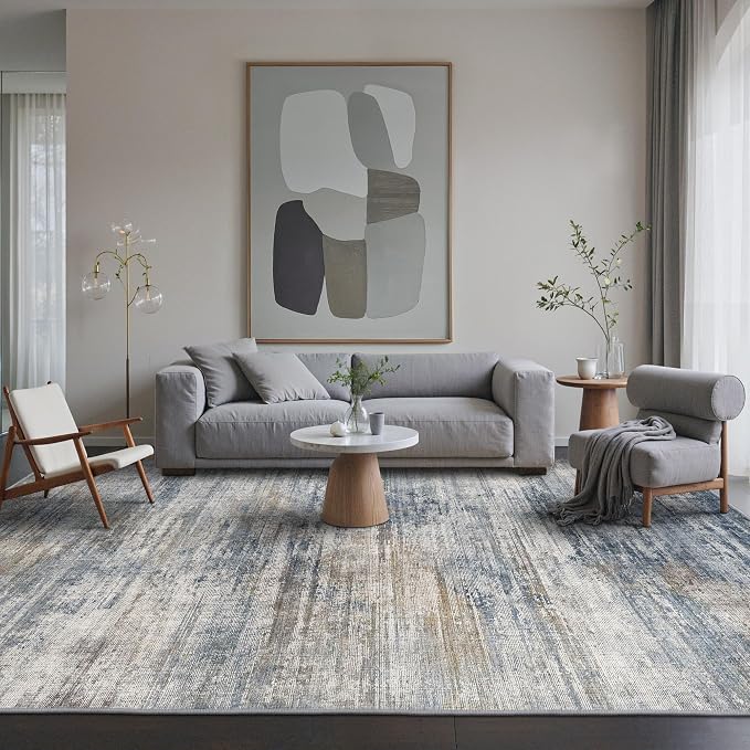 BEIMO Area Rugs 8x10 for Living Room Bedroom, Modern Abstract Machine Washable - Image 3