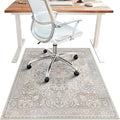 36"x60" Office Chair Mat for Hardwood Tile Floor, Under Desk Carpet Protector by BESBLEE