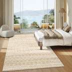 Miukiki 5x7 Area Rug for Living Room Moroccan Washable Rugs Non Slip Indoor - Image 9