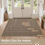 BEQHAUSE Dirt Trapper Door Mat 36" x 60", Non-Slip Washable Doormats Entrance - Image 2