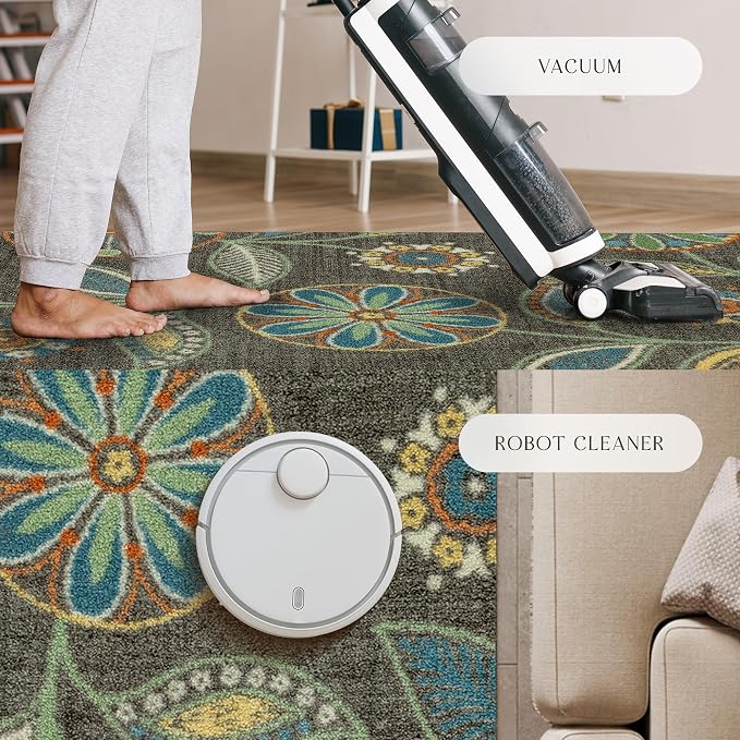Maples Rugs Reggie Floral Runner Rug - Image 8