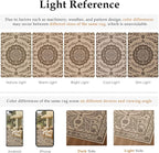 HUGEAR 5x7 Vintage Jute Outdoor Indoor Rug Washable Linen Textured Weave High - Image 8