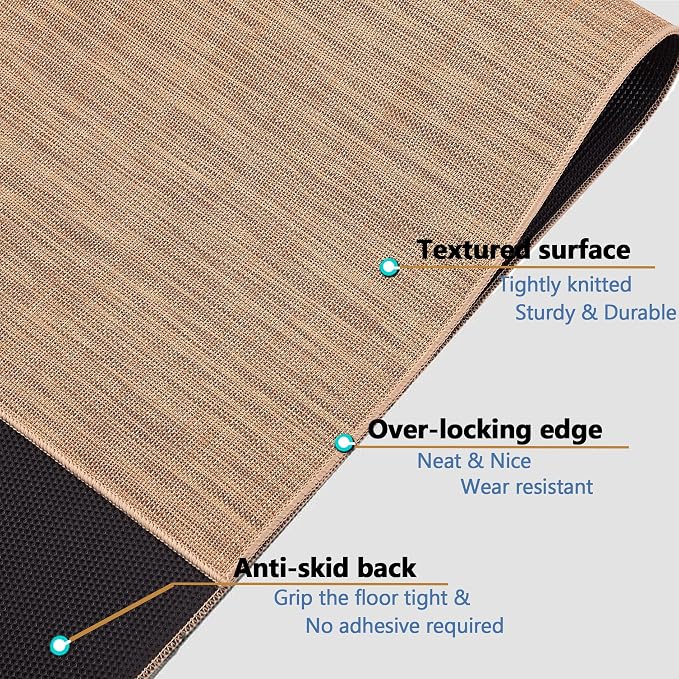 Chair Mat for Hardwood Floor, Anti Slip, Computer Chair Desk Mat, Floor - Image 3