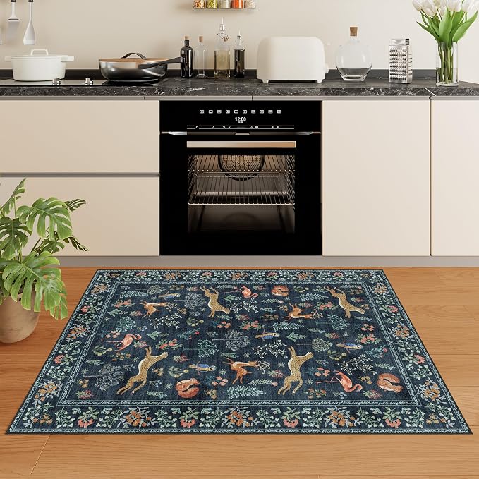 DUKINO 2x3 Rug, Washable Animal Rugs - Image 6