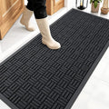 OLANLY Front Door Mat Outside Entrance 59x23, Heavy Duty Sturdy Natural Rubber by OLANLY