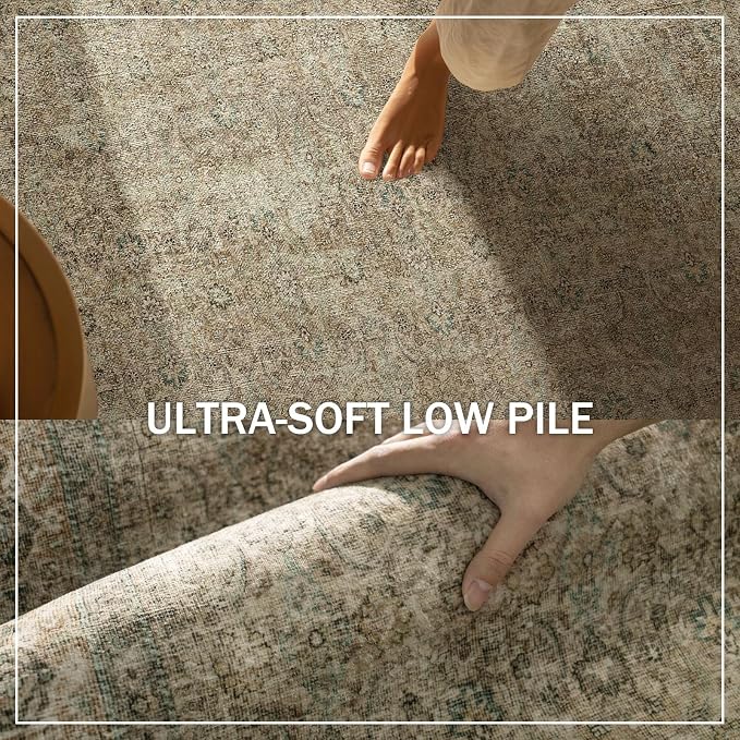 Washable Runners for Hallways Kitchen Rug: 2'6"x8' Runner Rugs Stain Resistant - Image 5