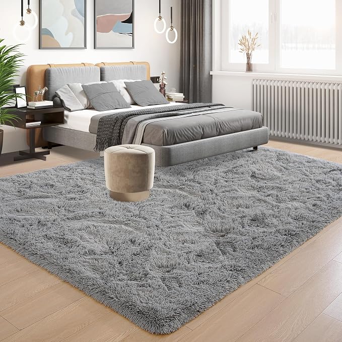 Tepook Super Soft Fluffy Rugs for Living Room, Area Rugs 8x10 for Bedroom - Image 3