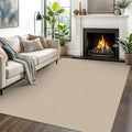 EARTHALL Washable Area Rugs 5x7 Ft Non Slip Living Room Rugs Cotton Rubber by EARTHALL