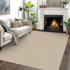 EARTHALL Washable Area Rugs 5x7 Ft Non Slip Living Room Rugs Cotton Rubber by EARTHALL