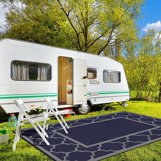 GENIMO 10 ' x 14 ' Outdoor Rug Waterproof - Image 2