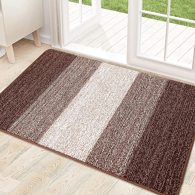 Kitinjoy Indoor Outdoor Door Mat, 32x20 Non-Slip Absorbent Dirt Trapper by Kitinjoy