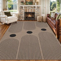Tangsoo Modern Easy Jute Rug 5x7 Large Washable Area Rugs by Tangsoo