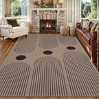Tangsoo Modern Easy Jute Rug 5x7 Large Washable Area Rugs by Tangsoo