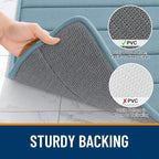 OLANLY Memory Foam Bath Mat 40x32, Super Soft Absorbent Bathroom Rugs, Quick Dry - Image 7