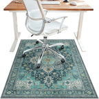 36"x60" Office Chair Mat for Hardwood Tile Floor, Under Desk Carpet Protector by BESBLEE