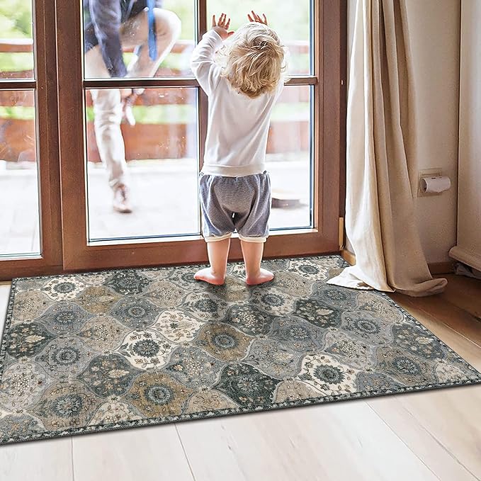 Lahome Moroccan Trellis Small Area Rug, 2x4 Rugs - Image 5