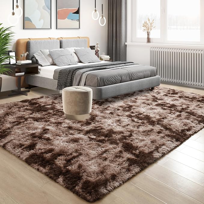 Tepook Fluffy Large Rugs for Living Room, Area Rug 6x9 Soft Carpet for Bedroom - Image 3