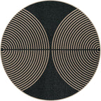 Lahome Enfys Modern Rainbow Round Rug, 6ft Easy Jute Circle Patio Rug Washable - Image 8