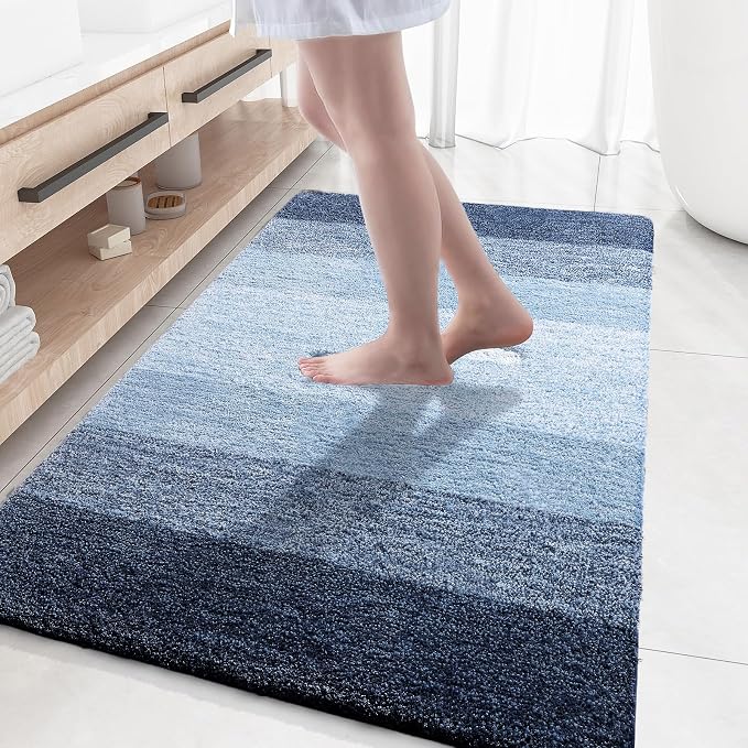 OLANLY Large Bathroom Rugs Mat 44x32, Extra Soft Absorbent Microfiber Bath Rugs by OLANLY