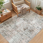 Soalmost 3x5 Rug, Abstract Small Area Rug - Image 4