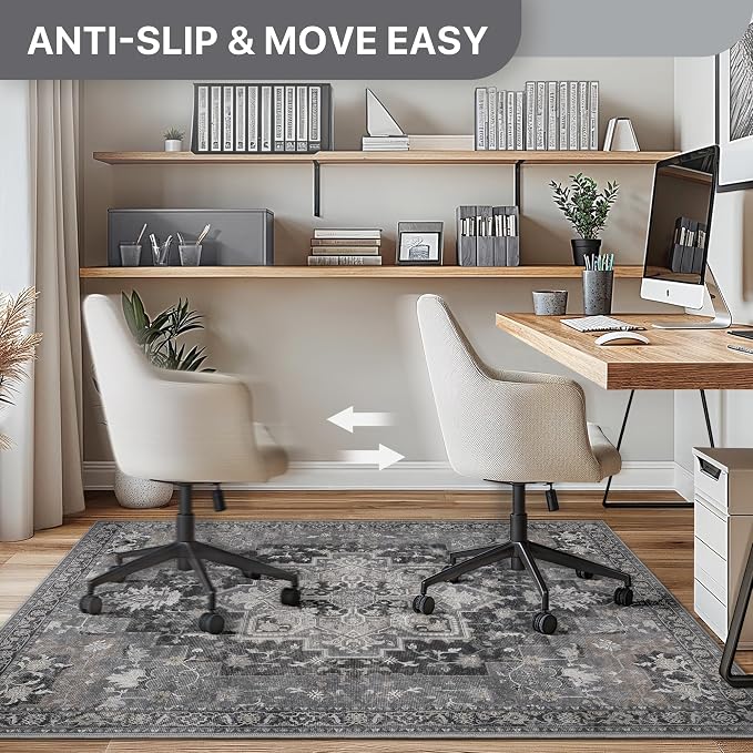 36"x48" Office Chair Mat for Hardwood Tile Floor, Under Desk Carpet Protector - Image 5