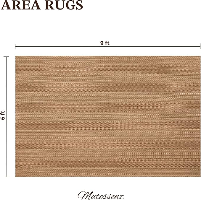 MatEssenz 6x9 Area Rugs for Living Room – Machine Washable Boho Woven Rug - Image 2