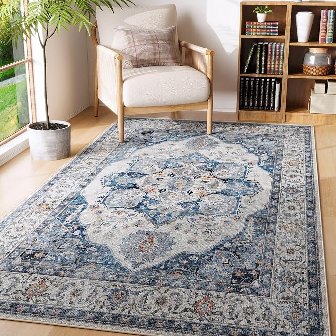 Rugcomf Vintage Medallion 4'x6' Rug by Rugcomf
