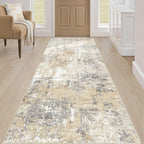 Runner Rug Kitchen Washable Rugs: 2x8 Non-Slip Abstract Soft Modern Stain - Image 4