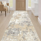 Runner Rug Kitchen Washable Rugs: 2x10 Non-Slip Abstract Soft Modern Stain - Image 4