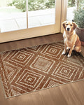 BESTSWEETIE Area Rug 2x3 Rug Machine Washable Non-Slip Low Pile Print Pattern by BESTSWEETIE