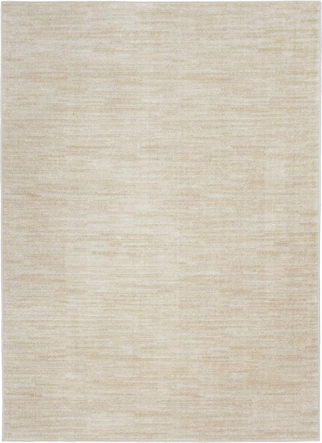 Nourison Home Nourison Essentials Ivory Beige 5' x 8' Area Rug - Image 4
