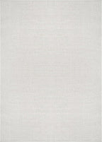 CAMILSON Easy Jute Rug 5x7, Indoor Outdoor Off-White Farmhouse Area Rugs - Image 2