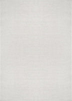 CAMILSON Easy Jute Rug 6x9, Indoor Outdoor Off-White Farmhouse Area Rugs - Image 3