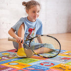 Looney Tunes Educational Kids Rug – ABC Alphabet, Professions & Jobs Matching - Image 2