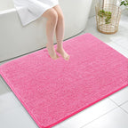 OLANLY Large Bathroom Rugs 40x32, Extra Soft Absorbent Chenille Bath Rugs by OLANLY
