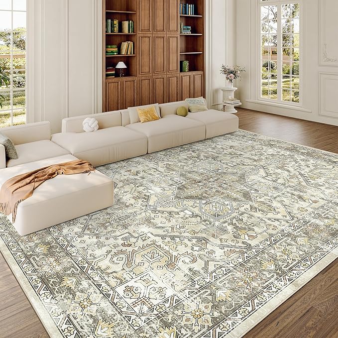 zesthome 8x10 Area Rugs for Living Room, Non-Slip Backing Washable Rugs - Image 4