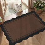 Easy Jute Kitchen Rug 2x3 Front Door Mat Washable Non Slip Entryway Rug - Image 2