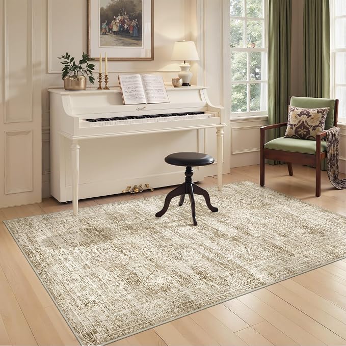 Area Rugs 4x6 for Living Room, Non-Slip Backing Small Kids Rugs for Bedroom - Image 5