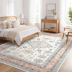 Vintage Living Room Area Rug 6x9 - Image 8
