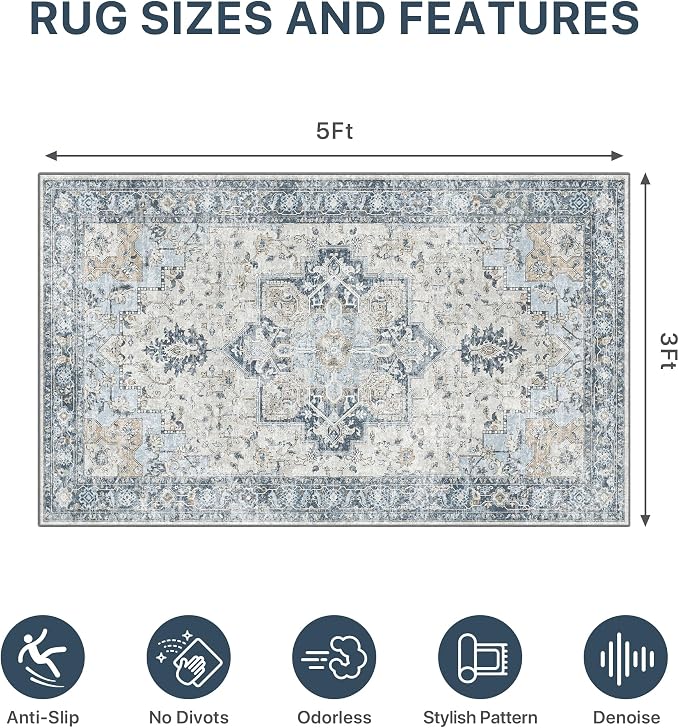 36"x60" Office Chair Mat for Hardwood Tile Floor, Under Desk Carpet Protector - Image 9