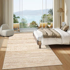 Miukiki 5x7 Area Rug for Living Room Moroccan Washable Rugs Non Slip Indoor - Image 9