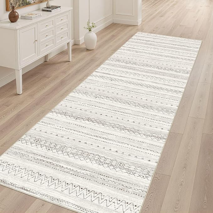 cotiled Hallway 2.6x8 Runner Rugs: Washable Boho Rugs - Image 8