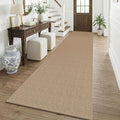KOZYFLY Boho 3x12 Runners Rugs for Hallway, Long Washable Runner Rug, Woven Non by KOZYFLY
