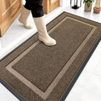OLANLY Front Door Mat Indoor Outdoor Entrance, Waterproof All-Season, by OLANLY