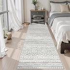 Miukiki 2x10 Runner Rug Moroccan Washable Hallway Runner Rug Non Slip Indoor - Image 6