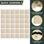ProsourceFit Exercise Puzzle Mat 1/2-inch, EVA Interlocking Foam Floor Tiles - Image 4