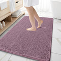 OLANLY Large Bathroom Rugs 59x35, Extra Soft Absorbent Chenille Bath Rugs by OLANLY