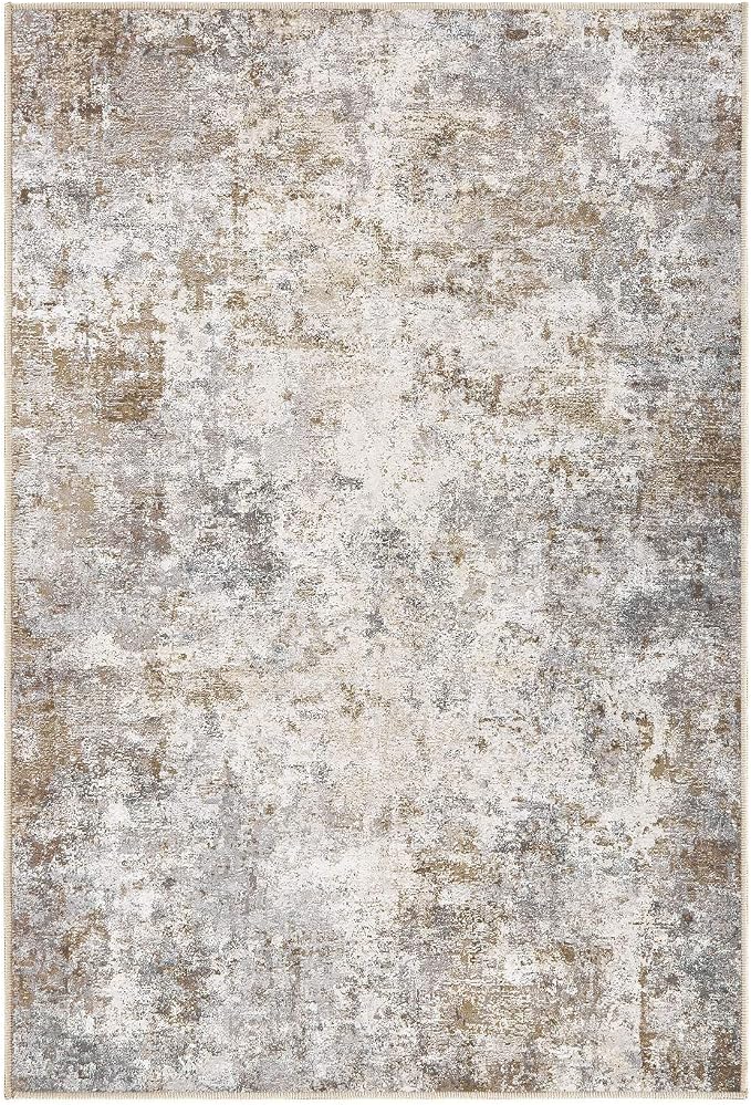 UERMEI 2x3 Entryway Area Rug, Machine Washable Neutral Modern Small Carpet - Image 7